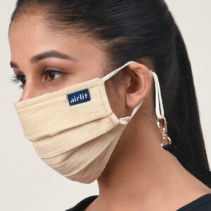 NOBLE KHADI HAND WOVEN RE-USABLE MASK