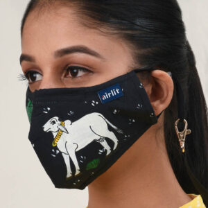 THE KAMADHENU CHERIYAL SCROLL RE-USABLE MASK