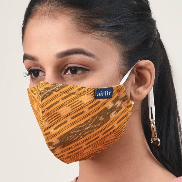 IMPULSE IKAT HAND WOVEN RE-USABLE MASK